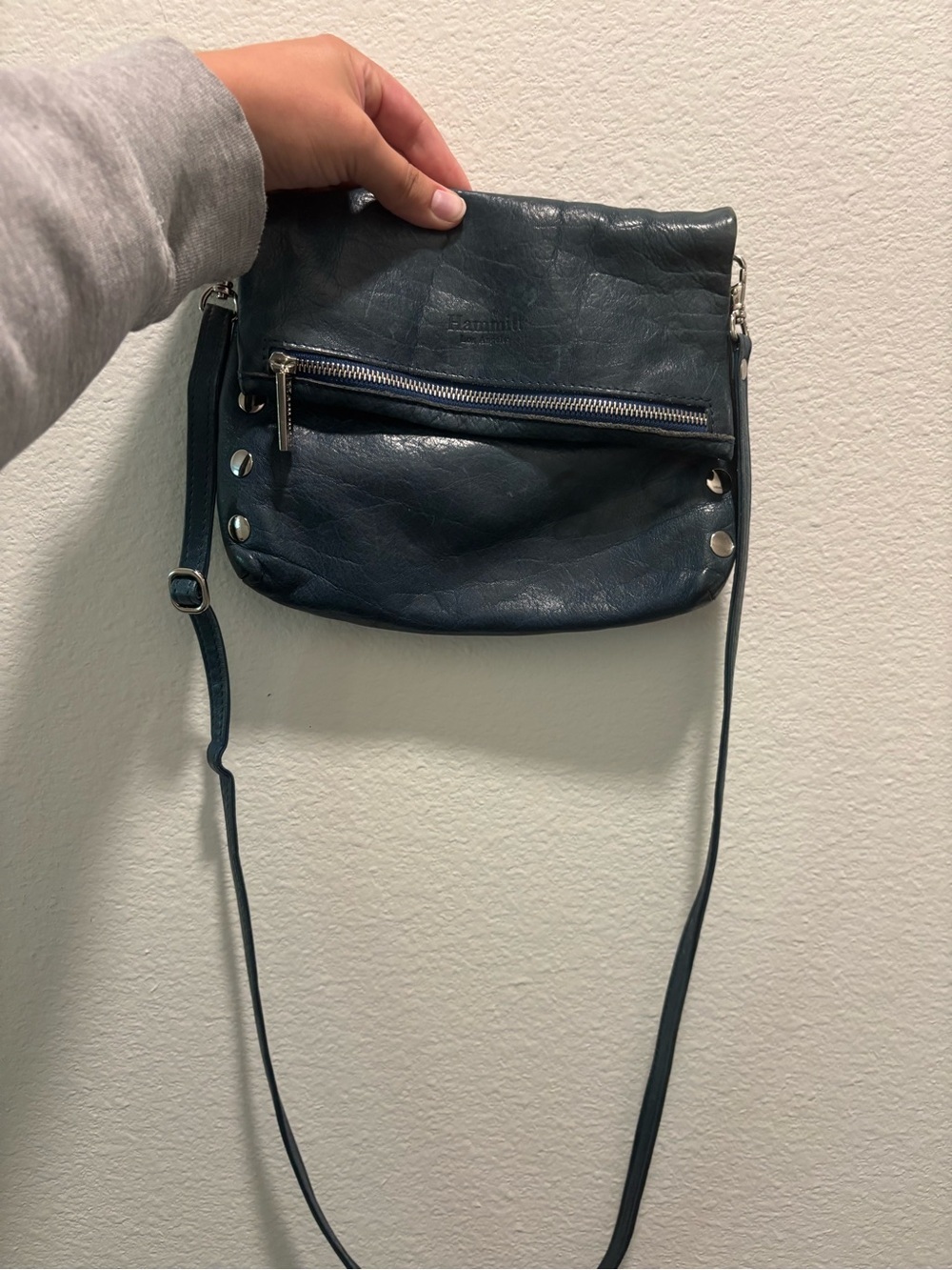 Hammitt VIP Crossbody Bag in Blue Navy